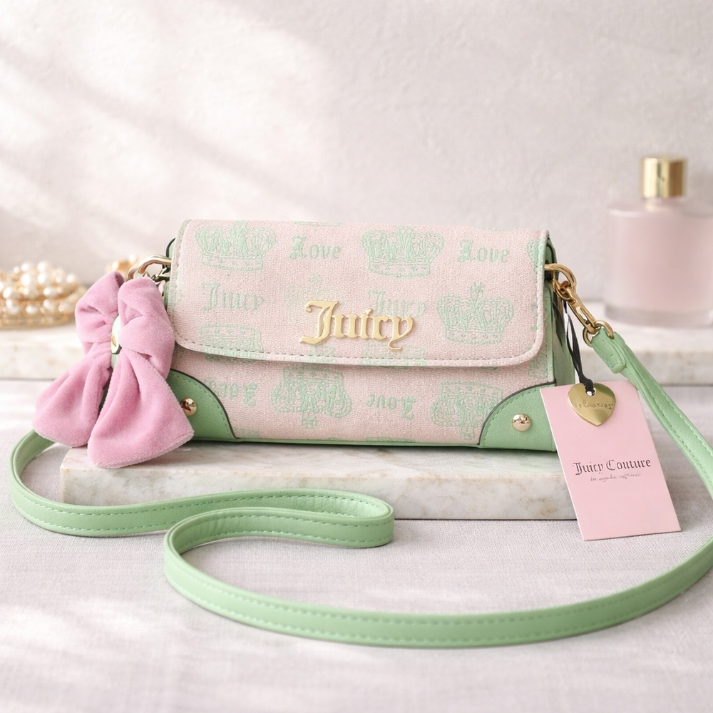 Nwt Juicy Couture Retro Crossbody Bag New